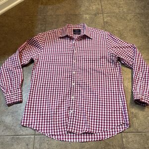 Charles Tyrwhitt Shirt Mens Size L Checked Weekend‎ Non Iron Classic